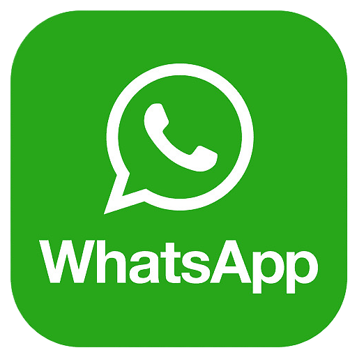 WhatsApp-Logo auf grünem Hintergrund